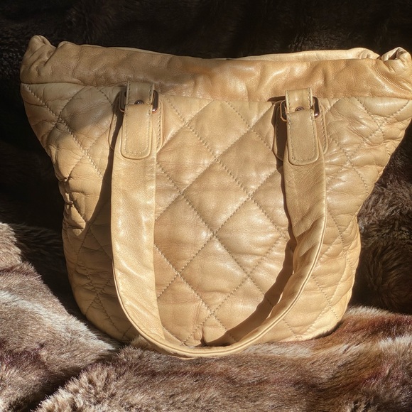 ❤️🔥Rare LE Vintage Chanel North South Cloudy Bundle Quilted Lambskin 24k RG HW - Picture 5 of 15